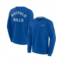 Fanatics Signature Mens and Womens Royal Buffalo Bills Super Soft Pullover Crew Sweatshirt