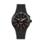 Jacques Lemans Mens Hybromatic Watch with Solid Stainless Steel Strap IP-Black - Sandblast 1-2109