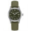 Hamilton Unisex Swiss Mechanical Khaki Field Green Canvas Strap Watch 38mm