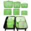 Miami CarryOn Set of 6 Neon Packing Cubes Travelers Luggage Organizer