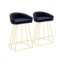 Lumisource Canary Upholstered Counter Stool Set of 2