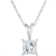 TruMiracle Diamond Princess 18 Pendant Necklace (1/2 ct. t.w.) in 14k White Yellow or Rose Gold
