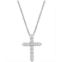 Arabella Cubic Zirconia Cross 18 Pendant Necklace