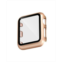WITHit Rose Gold Tone/Gold Tone Full Protection Bumper with Integrated Glass Cover Compatible with 44mm Apple Watch