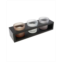 JH Specialties Inc/Lumabase Lumabase Wooden Trio Tray with 3 Glass Votive Holders