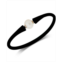 EFFY Collection EFFY Cultured White Freshwater Pearl (11mm) Black Silicone Bracelet