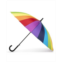 Totes 24 Rib Rainbow Auto-Open Stick Umbrella
