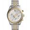 Michael Kors Mens Chronograph Lexington Two-Tone Stainless Steel Watch 45mm MK8344