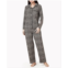 MOOD Pajamas Womens Cat Love Ultra Soft Long-Sleeve Pajama Set