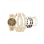 Rocawear Womens 3D Bee Analog Shiny Gold-Tone Bracelet Watch 40mm
