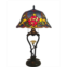 Dale Tiffany Floral Petal Table Lamp with LED Night Light