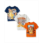 Childrens Apparel Network Toddler Boys and Girls Orange Navy Gray The Lion King Kion 3-Pack T-shirt Set