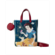 Loungefly Womens Snow White and the Seven Dwarfs Heritage Quilted Velvet Quilted Velvet?Tote Bag
