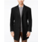 Calvin Klein Mens Prosper Wool-Blend Slim Fit Overcoat