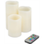 Trademark Global 4-Pc. Color Changing Flameless LED Candles Set & Remote Control