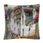 Baldwin Masters Fine Art Cuzco I Tuscan Architectural Village Decorative Pillow 16 x 16
