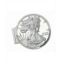 American Coin Treasures Mens Sterling Silver Diamond Cut Coin Money Clip with Proof American Silver Eagle Dollar