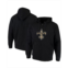 G-III Sports by Carl Banks Mens Black New Orleans Saints Primary Logo Full-Zip Hoodie