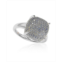 Suzy Levian New York Suzy Levian Sterling Silver Cubic Zirconia Puff Ring