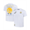 Staple Mens NBA x White Distressed Golden State Warriors Home Team T-shirt