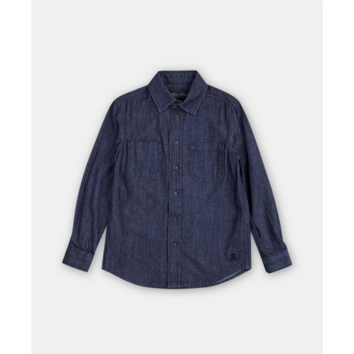 Brooksbrothers Boys Cotton Denim Shirt