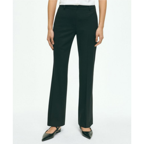 The Essential Brooks Brothers Stretch Wool Flare Leg Trousers