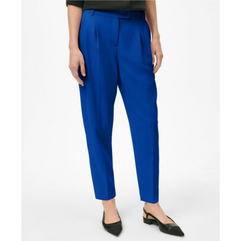 Brooksbrothers Cropped Fine Twill Crepe Pants