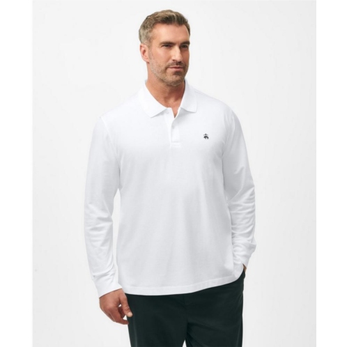 Brooksbrothers Golden Fleece Big & Tall Stretch Supima Long-Sleeve Polo Shirt