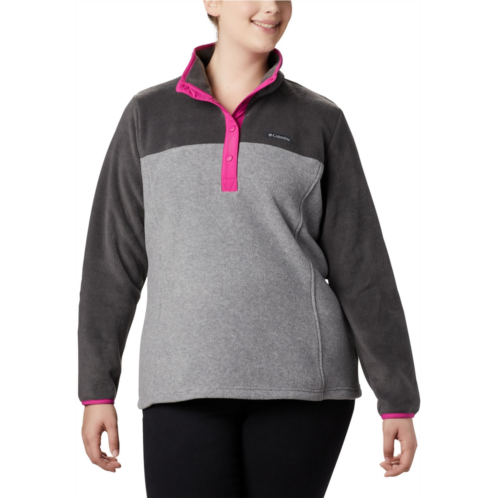 Columbia Sportswear Womens Benton Springs 1/2 Snap Plus Size Pullover