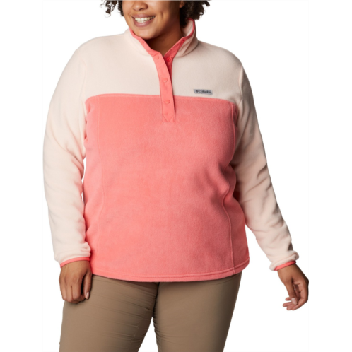 Columbia Sportswear Womens Benton Springs 1/2 Snap Plus Size Pullover