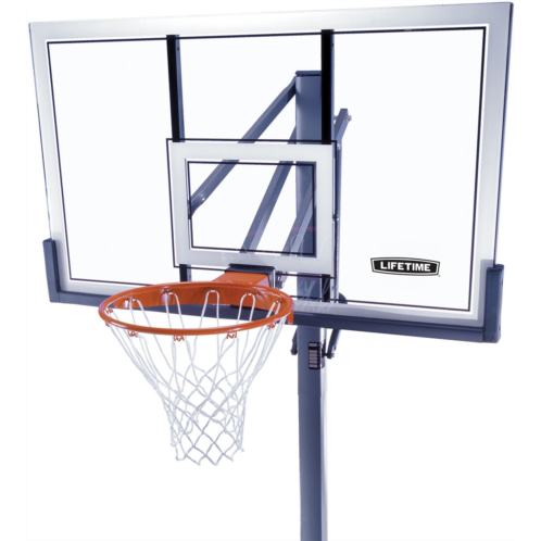 Lifetime Adjustable In-Ground 54 in Acrylic Basketball Hoop