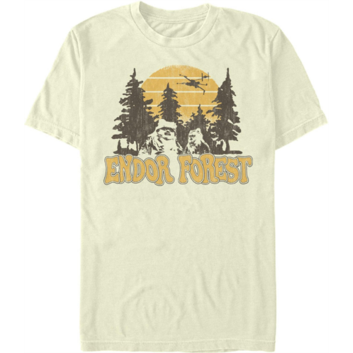 Mad Engine Star Wars Mens Endor Forest Short Sleeve T-shirt