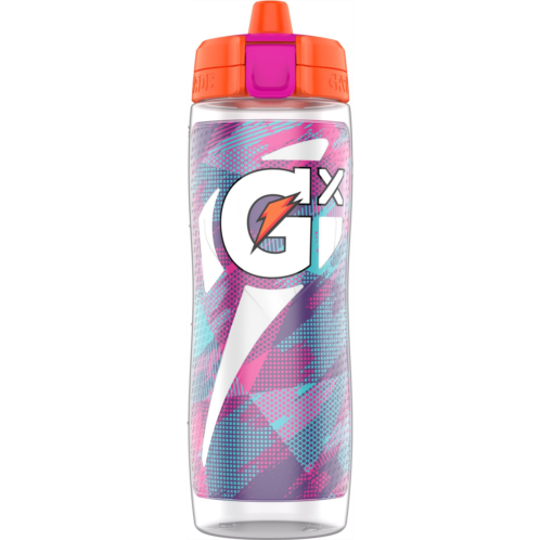 Gatorade 30oz Gx Squeeze Bottle Blue / Pink