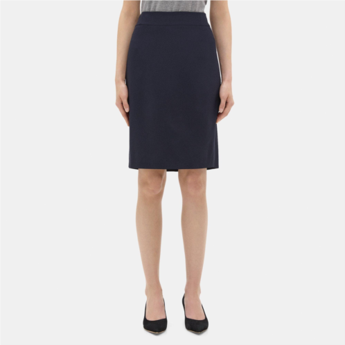 Theory Pencil Skirt in Sevona Stretch Wool