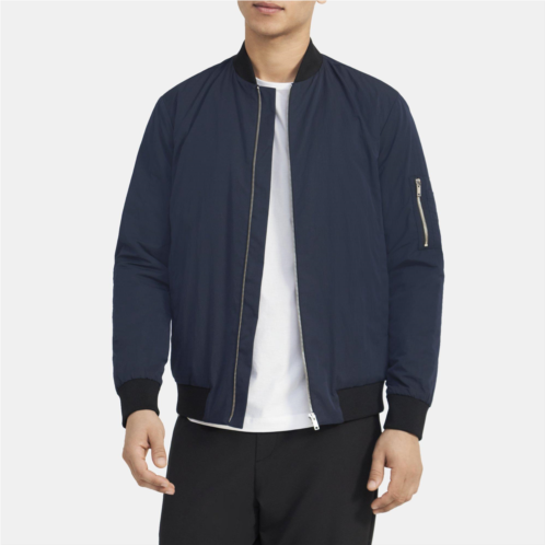 Theory Bomber Jacket in Tech Poly