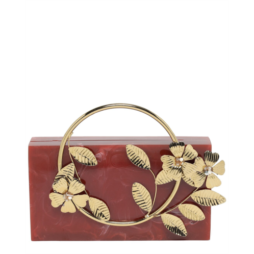 Tiramisu Audrina Minaudiere Box Clutch