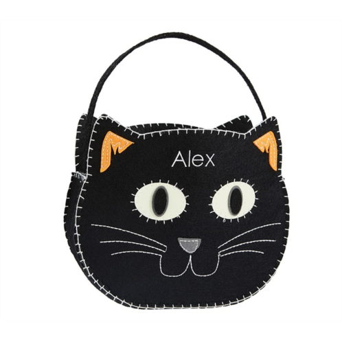 Potterybarn Kitty Glitter Felt Trick Or Treat Bag