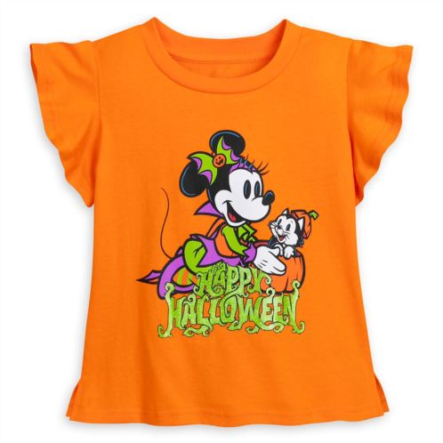 Disney Minnie Mouse and Figaro Halloween T-Shirt for Girls