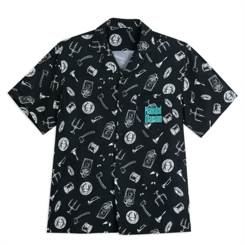 Disney The Haunted Mansion Button Down Shirt for Adults