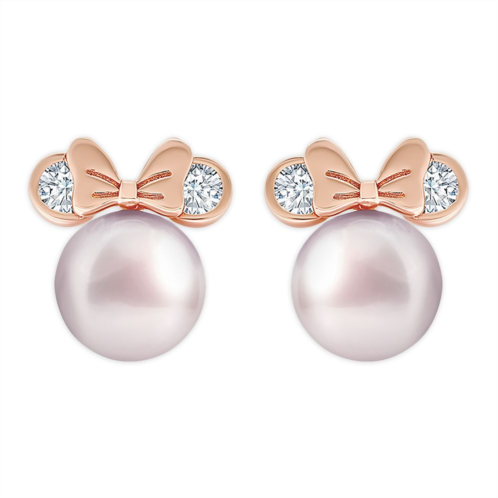 Disney Minnie Mouse Icon Pearl Earrings by CRISLU