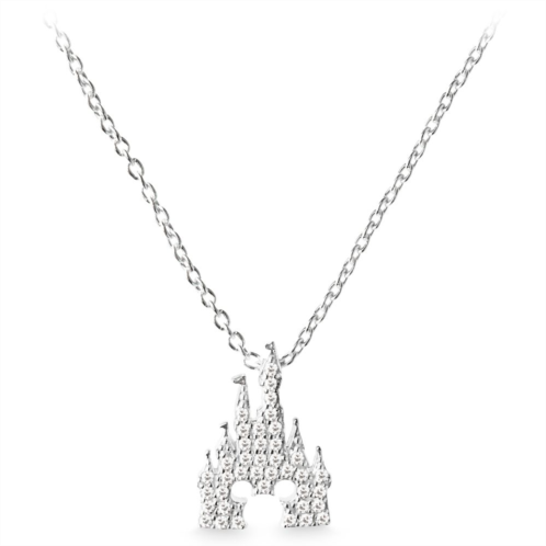 Disney Mickey Mouse Icon on Fantasyland Castle Necklace by Rebecca Hook