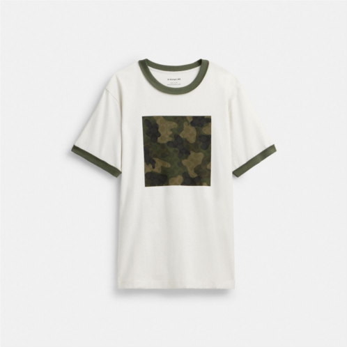 COACH Camo T Shirt In Organic Cotton