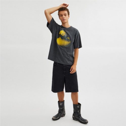 Coach Signature Duck Relaxed T Shirt In Organic Cotton