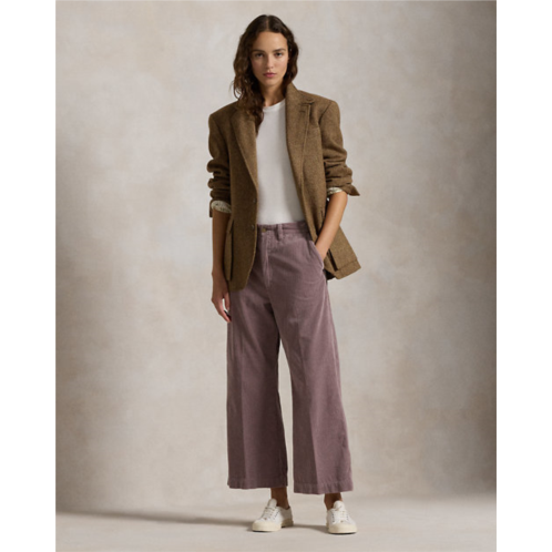 Polo Ralph Lauren Corduroy Wide-Leg Cropped Pant