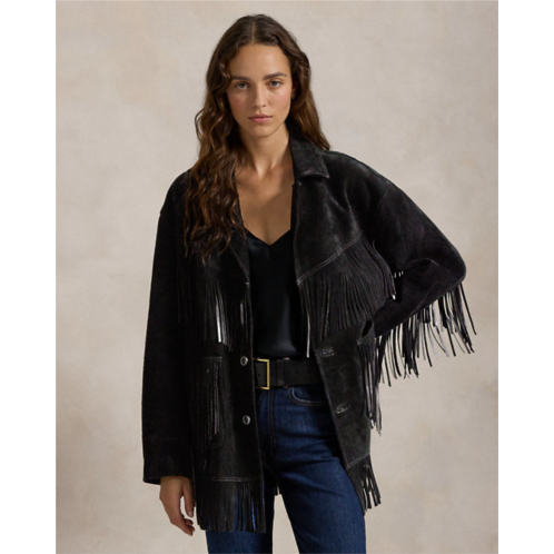 Polo Ralph Lauren Fringe Suede Western Jacket