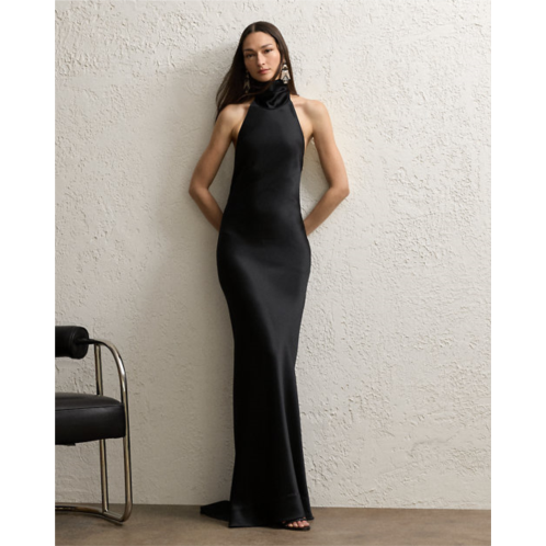 Polo Ralph Lauren Chilton Stretch Satin Evening Dress