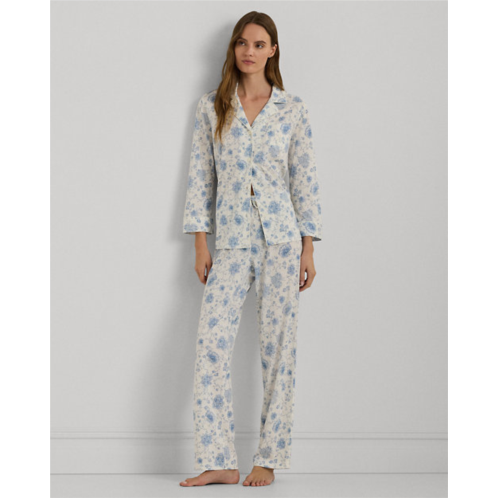 Polo Ralph Lauren Floral Cotton-Blend Jersey Sleep Set