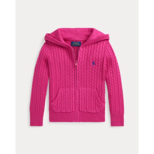 Polo Ralph Lauren Mini-Cable Cotton Full-Zip Hoodie