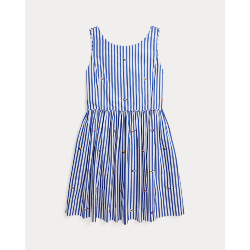 Polo Ralph Lauren Sailing Flag Cotton Poplin Dress