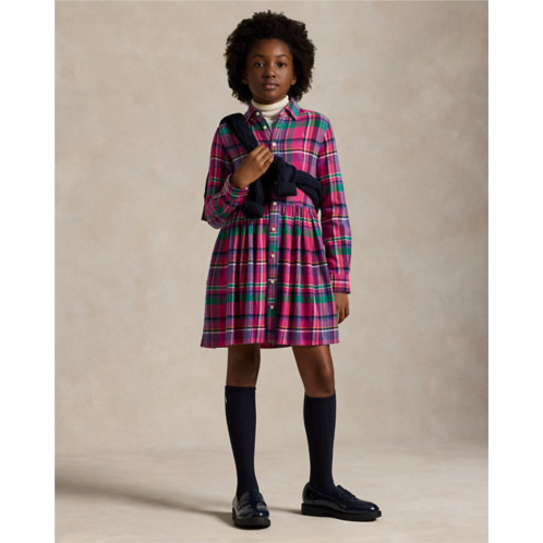 Polo Ralph Lauren Plaid Cotton Twill Shirtdress